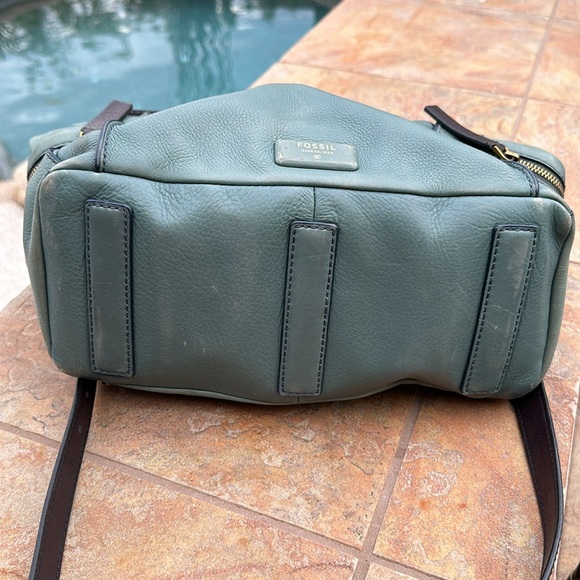 Vintage Fossil Teal Purse & Wallet - Picture 10 of 15